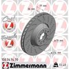 Zimmermann Brake Disc - Fusion Z/Coated, 150.3474.70 150.3474.70